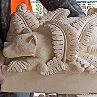 Stone carving
