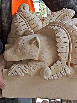 badger at Tyntesfield house
