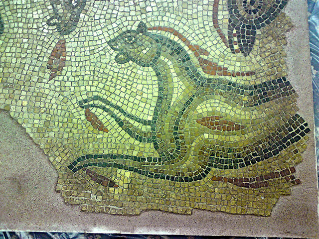 roman mosaic after restoration by Minerva conservation